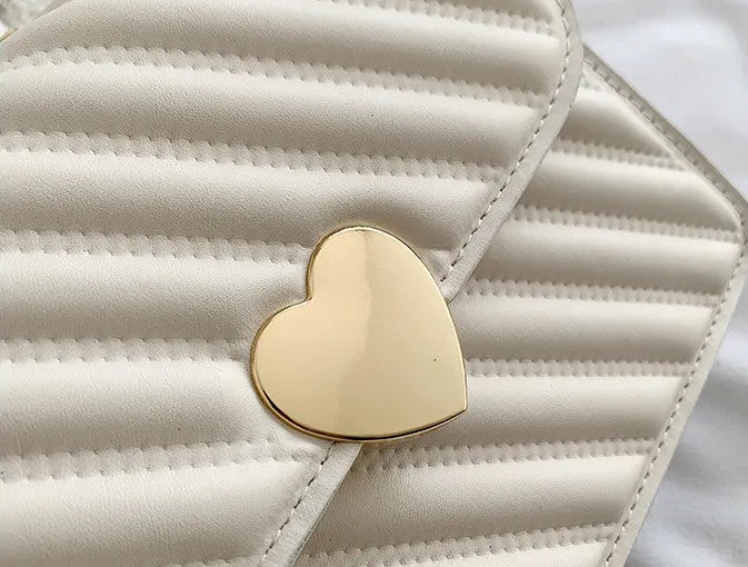 Sac Tendance avec Détail Cœur Doré