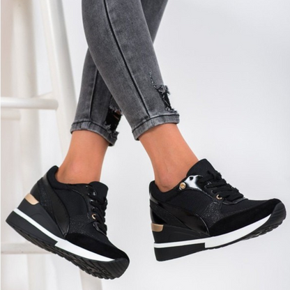 Baskets Noires & Dorées