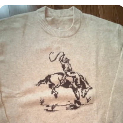 Pull Décontracté à Col Rond