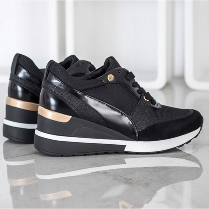 Baskets Noires & Dorées