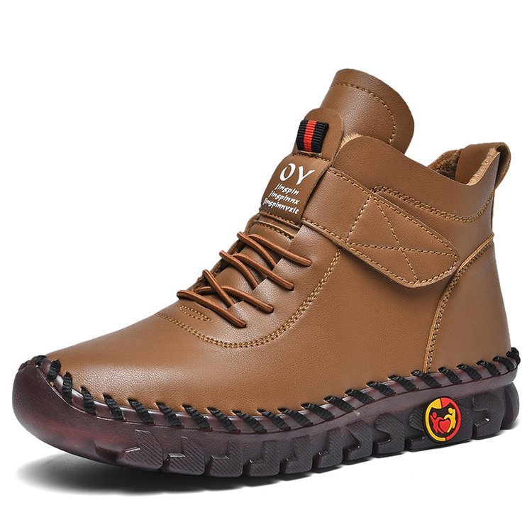 Bottines d’Hiver Chaudes à Lacets en Fourrure Douce