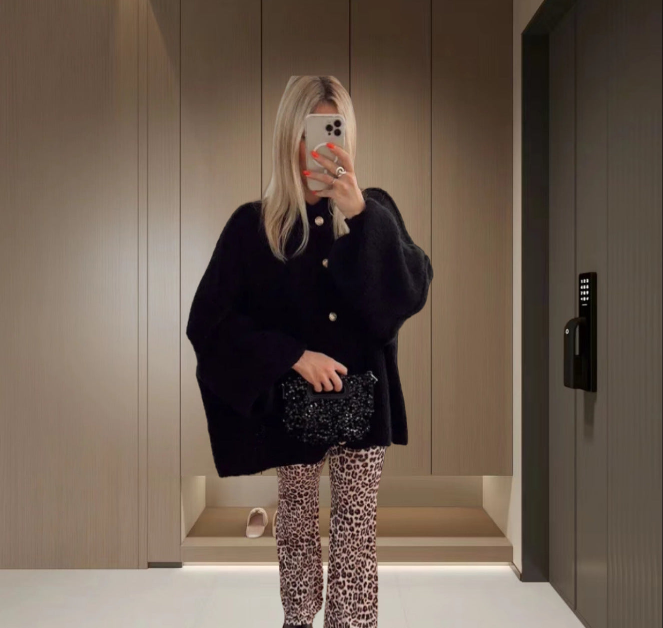 Cardigan Décontracté Uni – Coupe