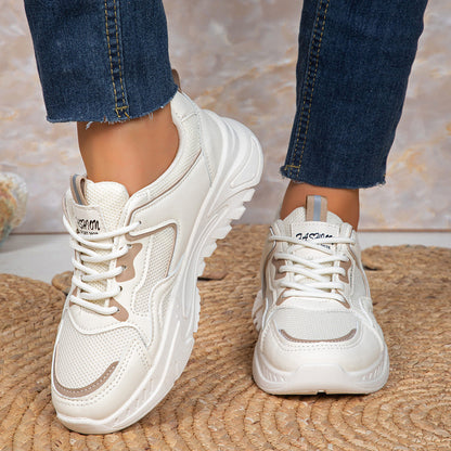 Sneakers légères talon plat