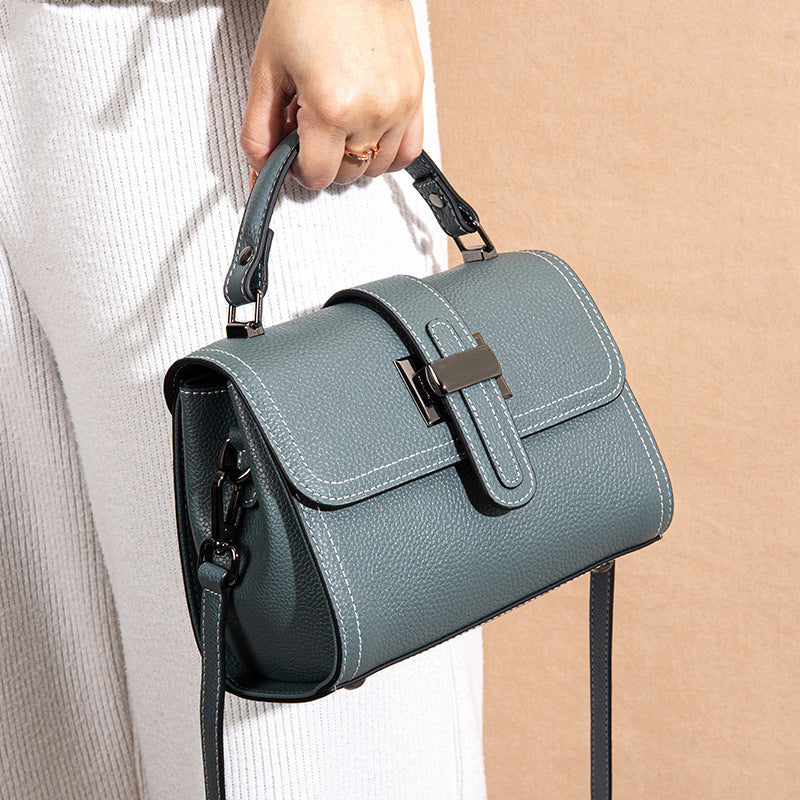 Sac porté travers en cuir véritable