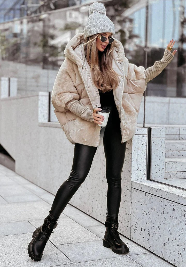 Veste Chic en Fausse Fourrure